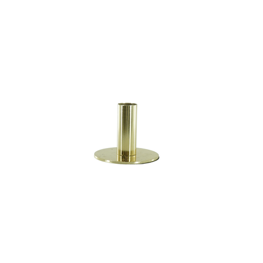 Candleholder - Basic - Metal - Gold - 8x8x6,5cm