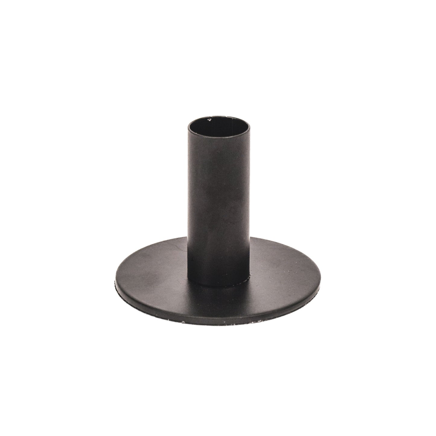 Candleholder - Basic - Metal - Black - 8x8x6,5cm