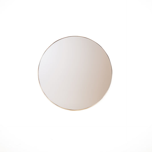 HV Round Mirror Metal - Gold - 80cm