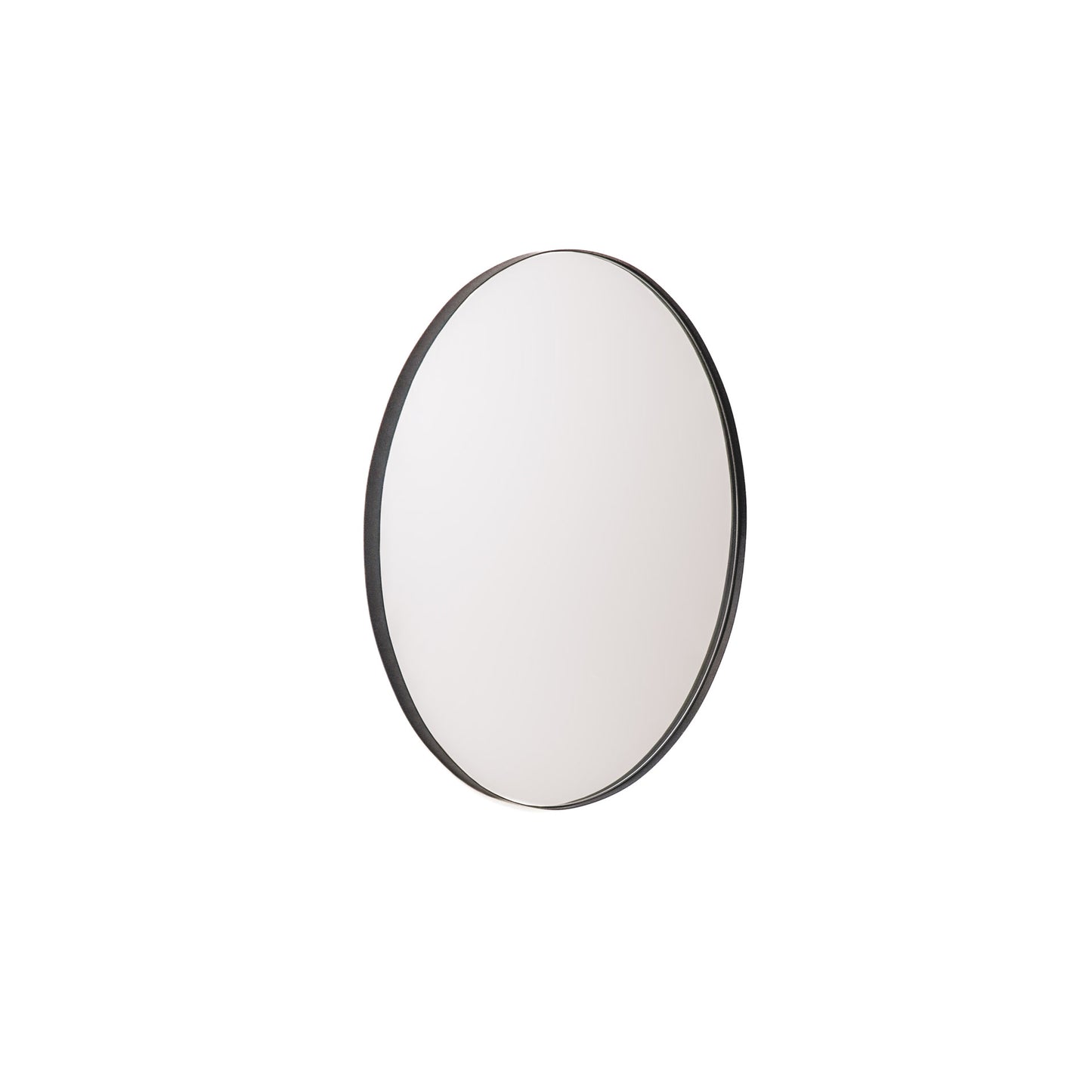 HV Round Mirror 80cm Black