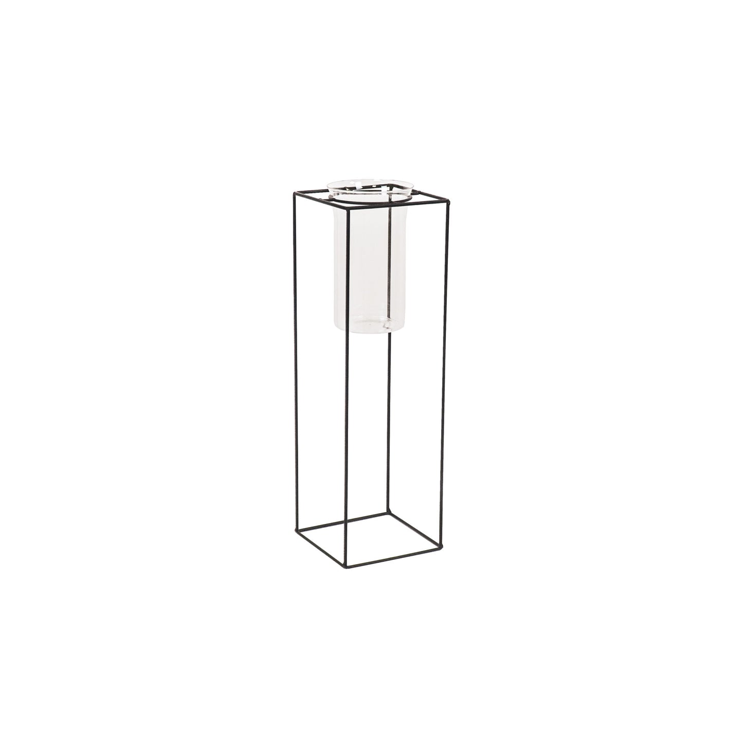 Housevitamin Vase in Metal Standard - Black - 16x16x50cm