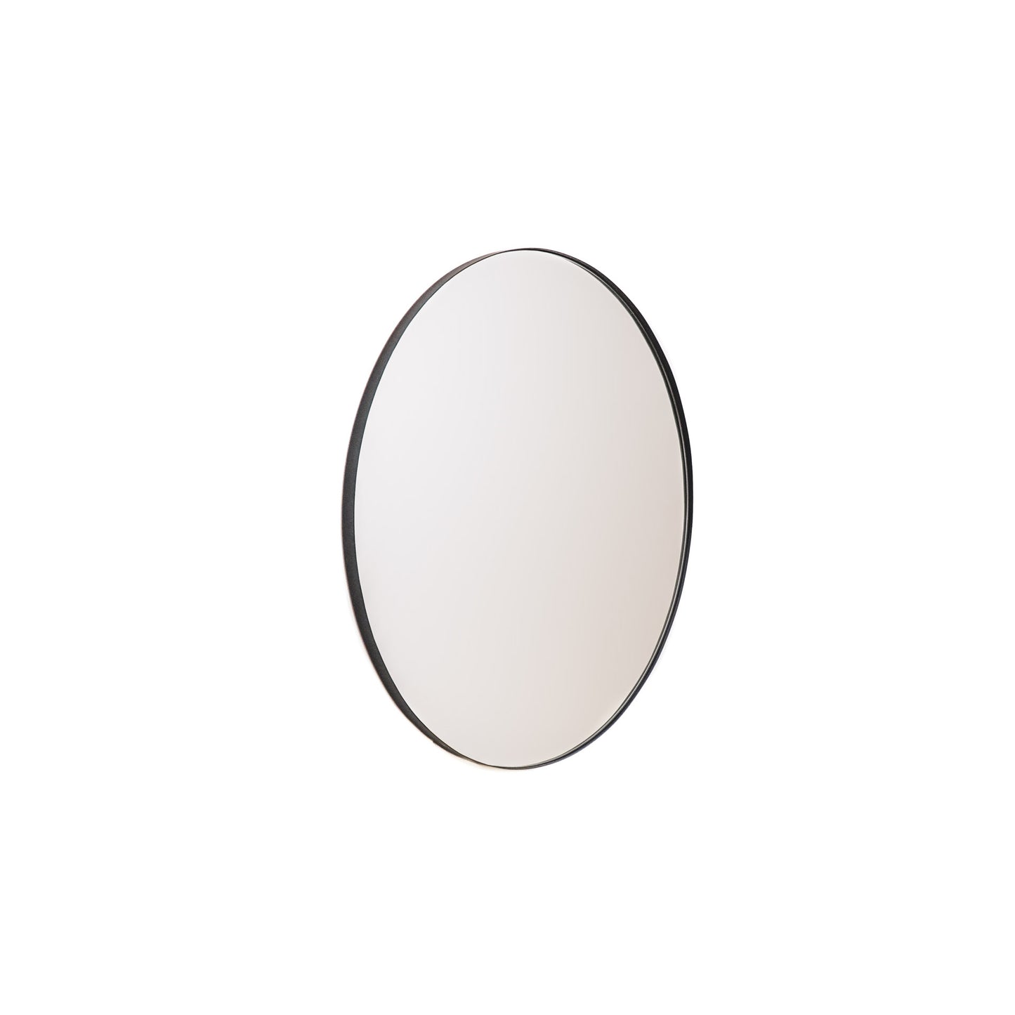 HV Round Metal Mirror ⌀ 100cm Black