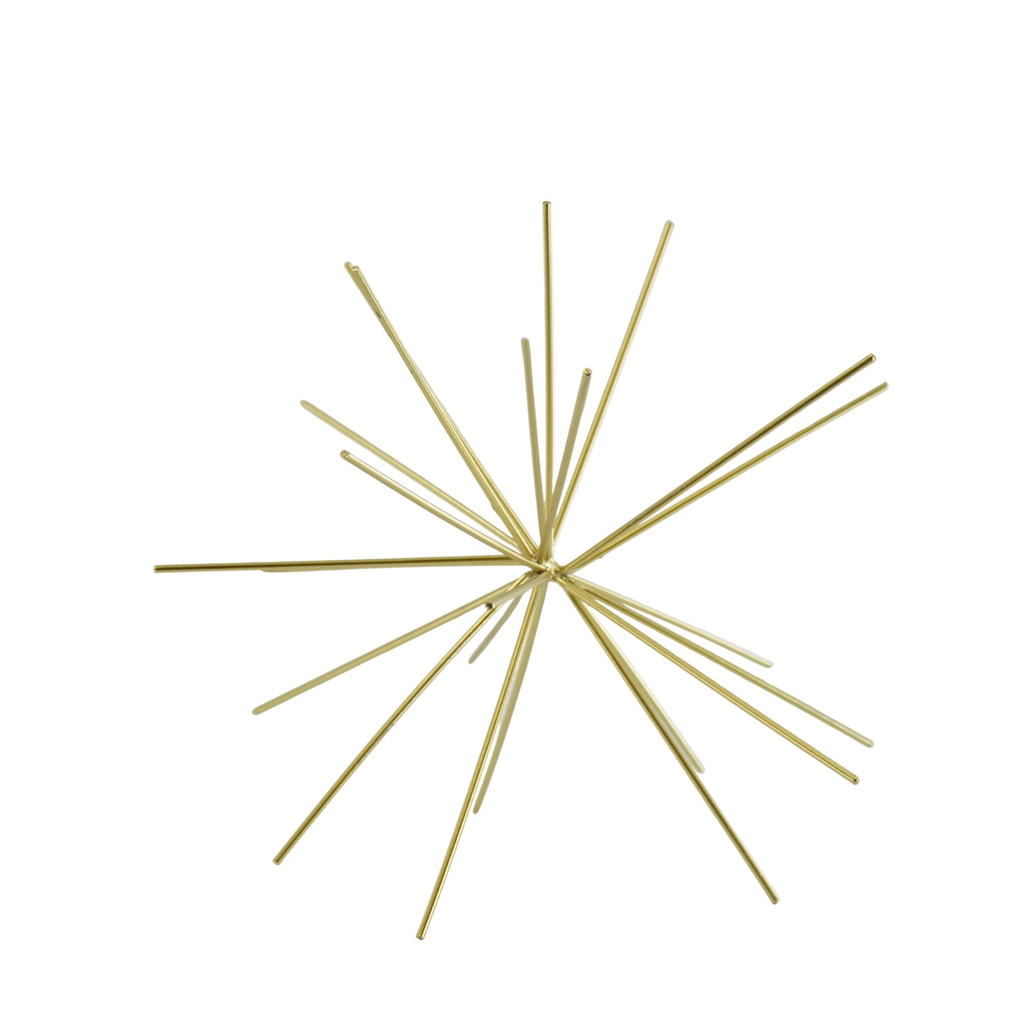 Ornament - Fireworks - Metal - Gold - 25x25x25cm