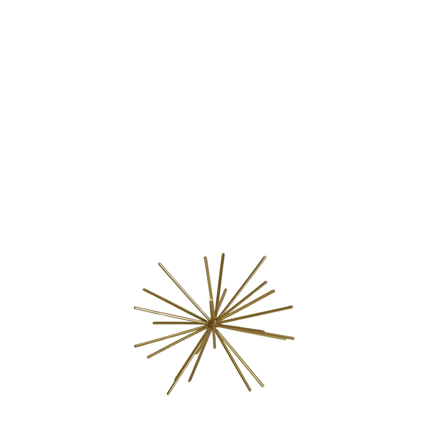 Ornament - Fireworks - Metal - Gold - 15x15x15cm