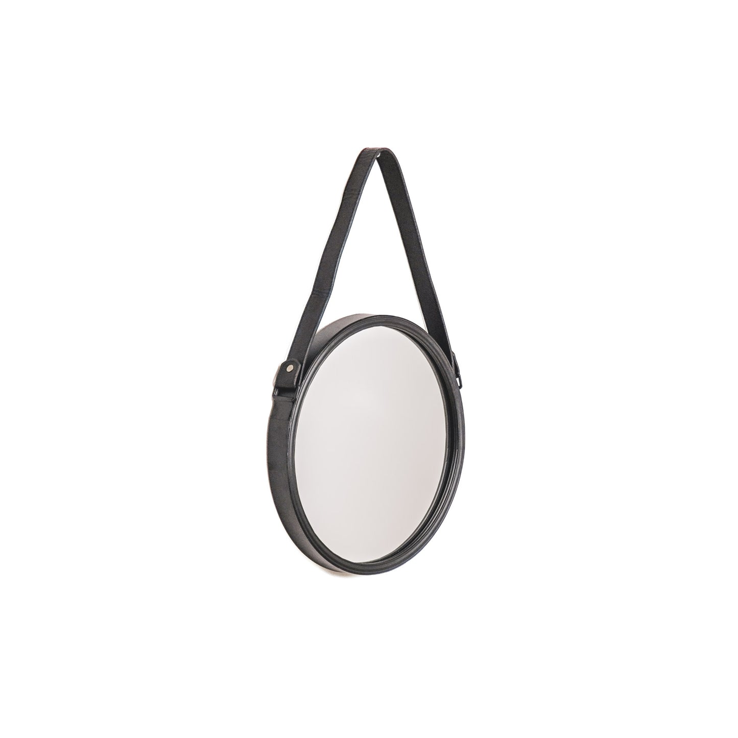 Housevitamin Round Mirror Metal - Black - 30cm