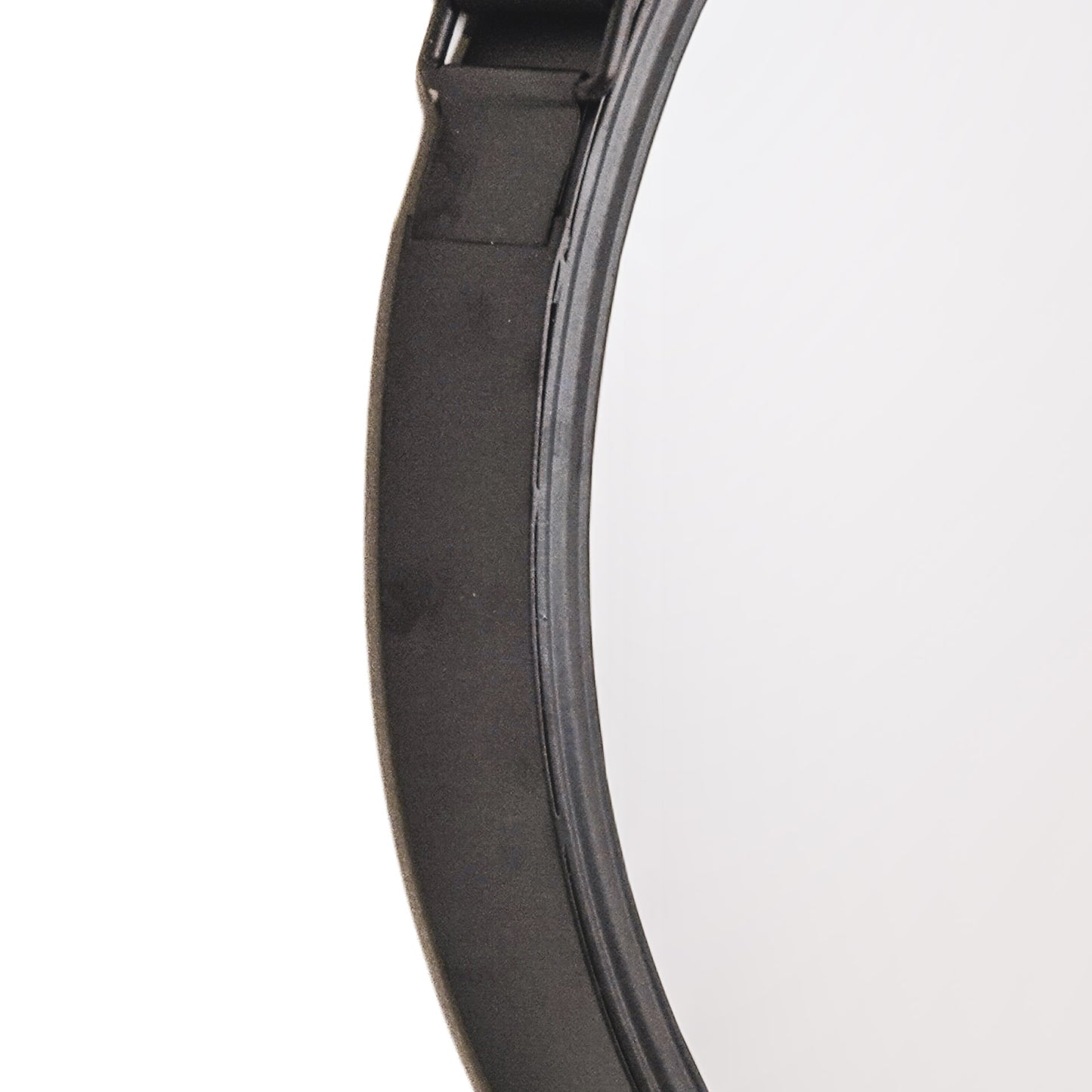 Housevitamin Round Mirror Metal - Black - 30cm