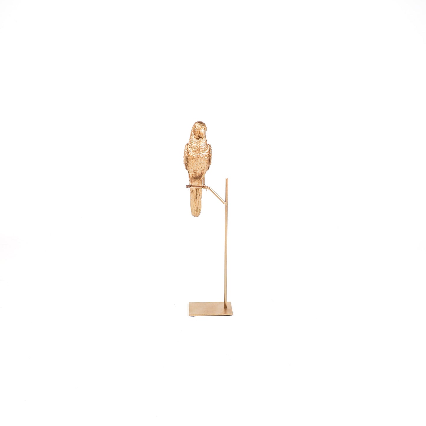 HV Parrot on a Stick- Gold 8.5x11x44 cm