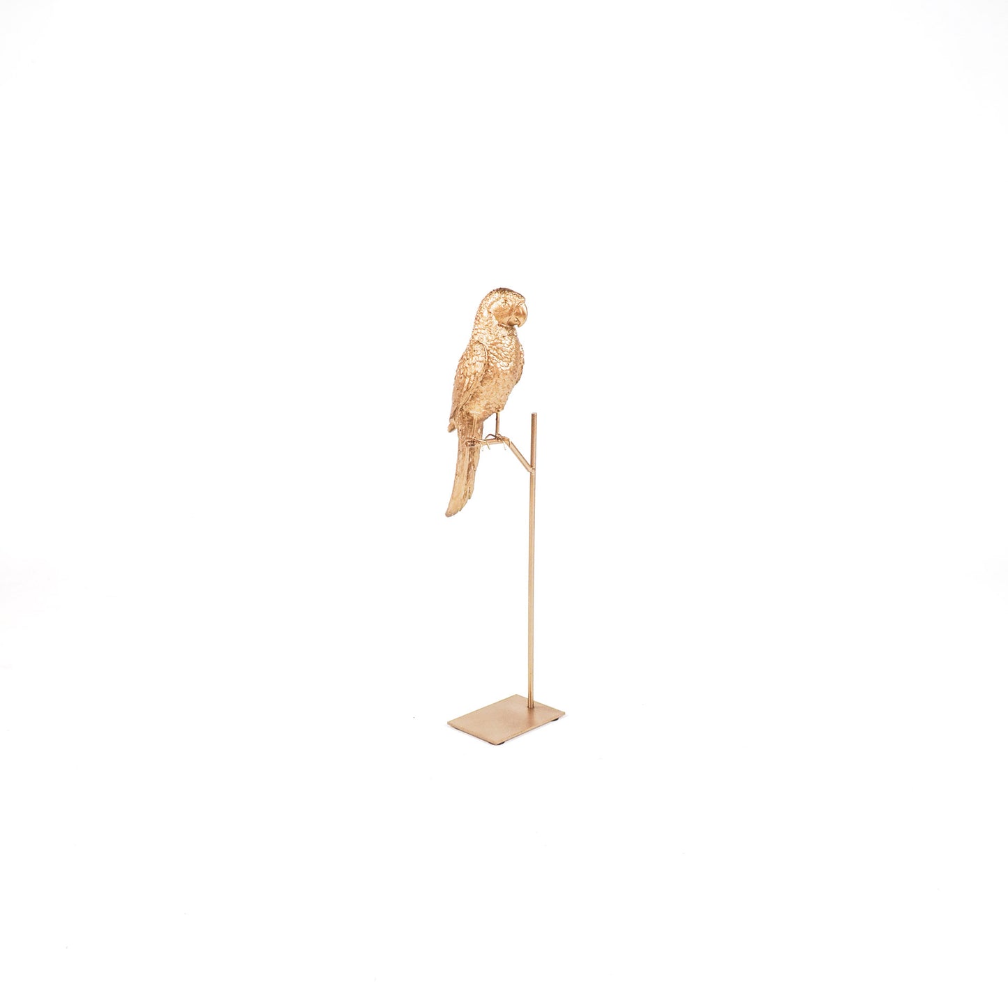 HV Parrot on a Stick- Gold 8.5x11x44 cm