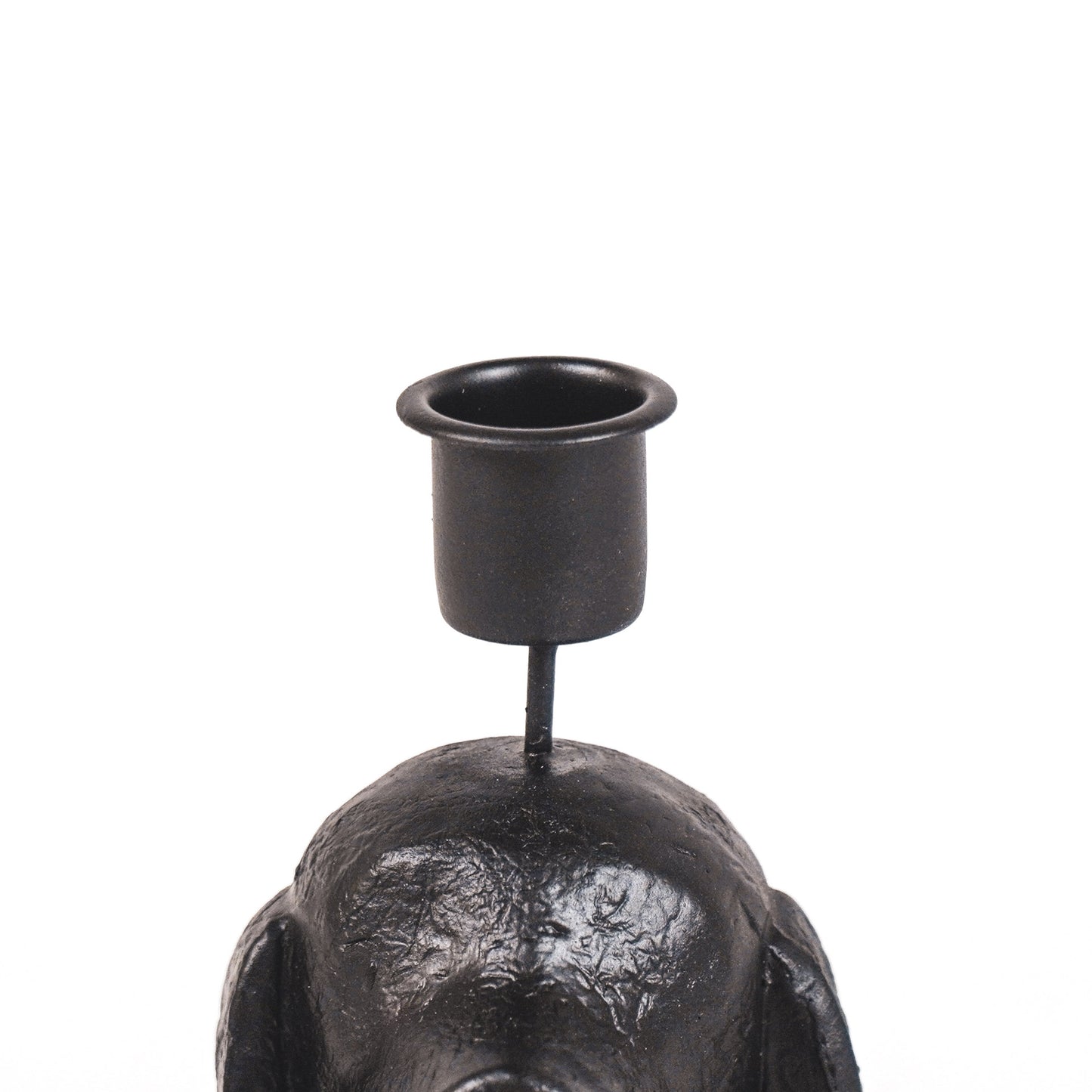 HV Candleholder - Dog Black- 18x10x19.5 cm