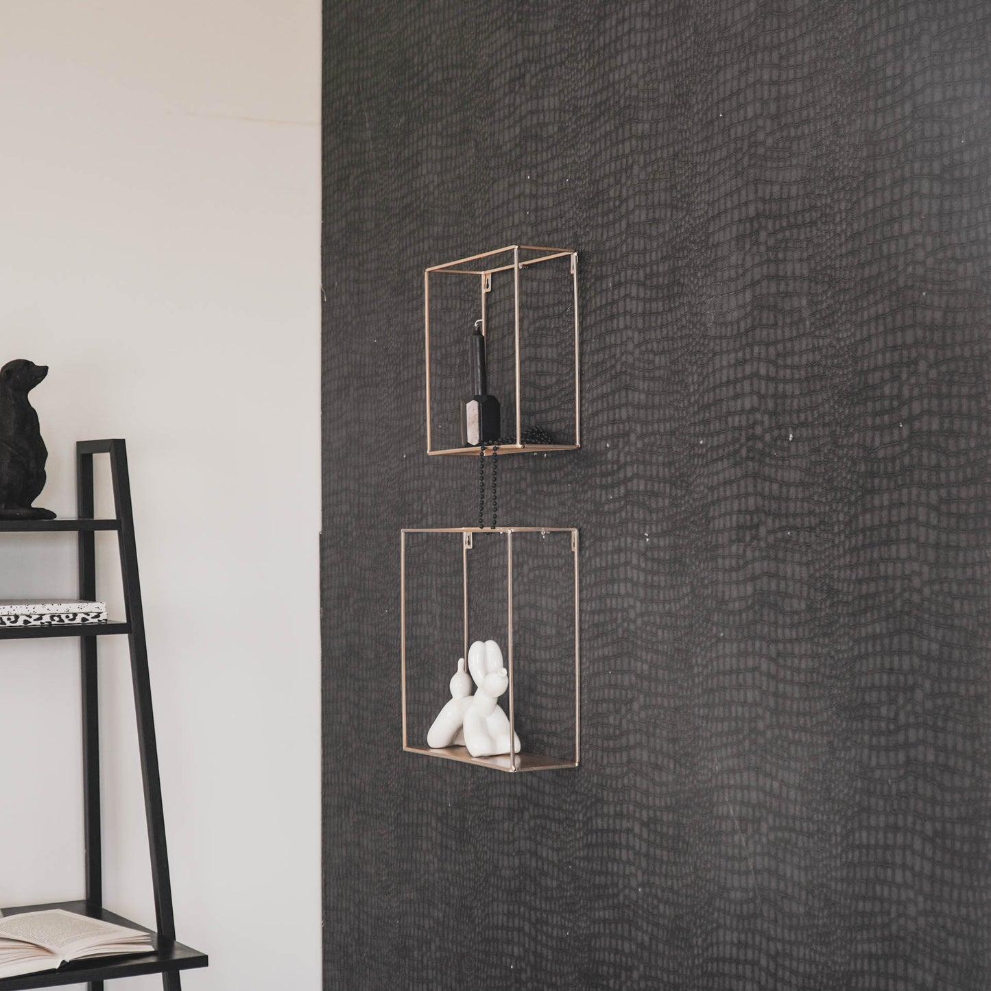 HV Wall Shelves - Gold - Set of 2