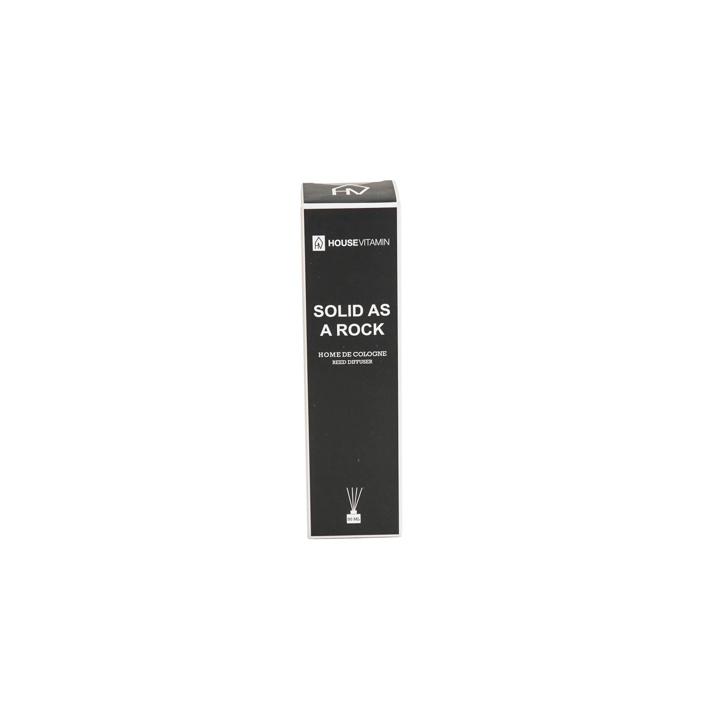 Reed Diffuser -Glass/ Fibre - 30 ml - Solid as a rock