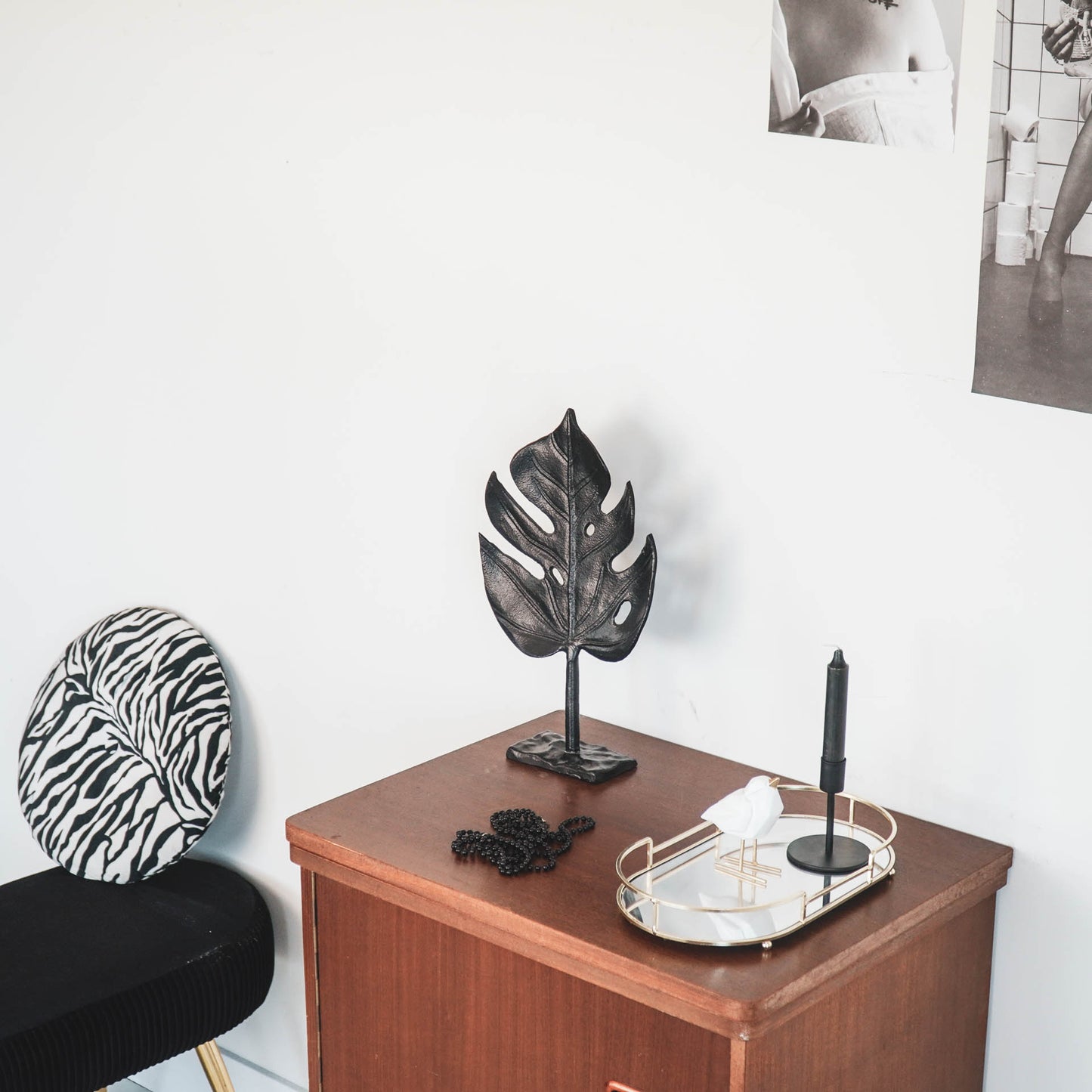 HV Black Leaf - Standing - 23x7x39cm