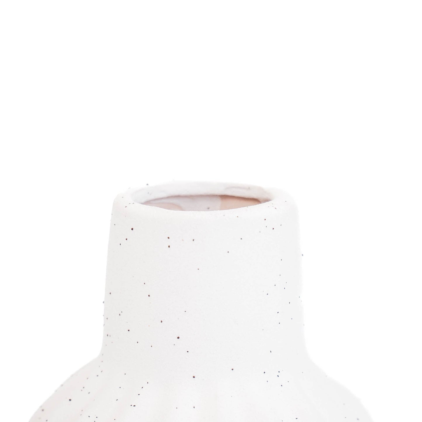 HV Organic Shape Vase - White-13x13x20