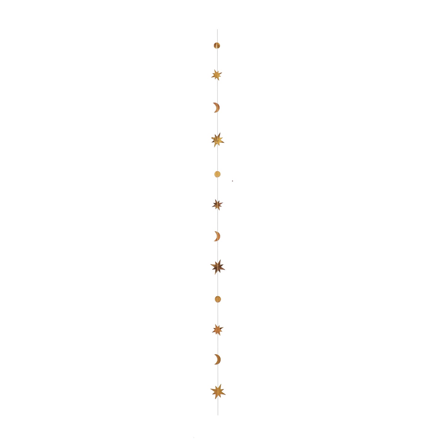 HV Sun, Moon & Stars Garland - 145 cm - Gold