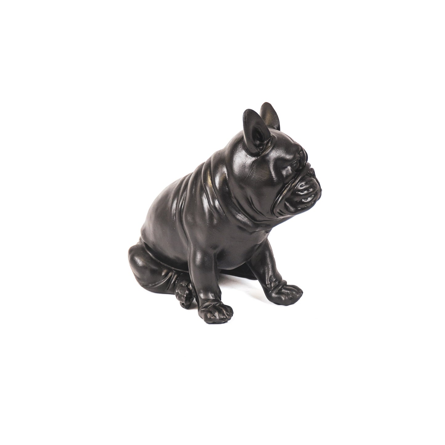 HV Bulldog hond - Black - 19x13.5x19cm