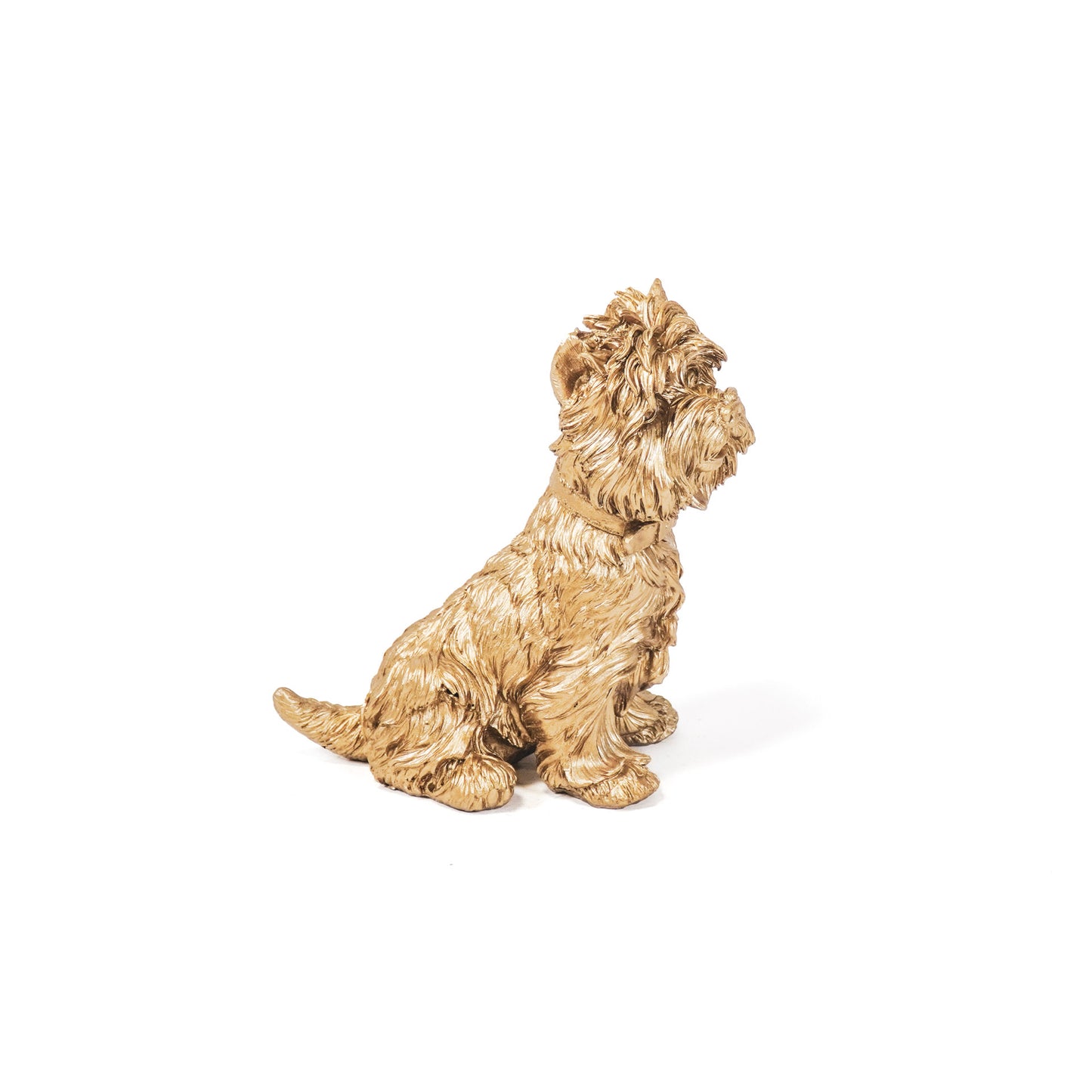 HV Terrier Dog- Gold 22,5x16,5x27,5cm
