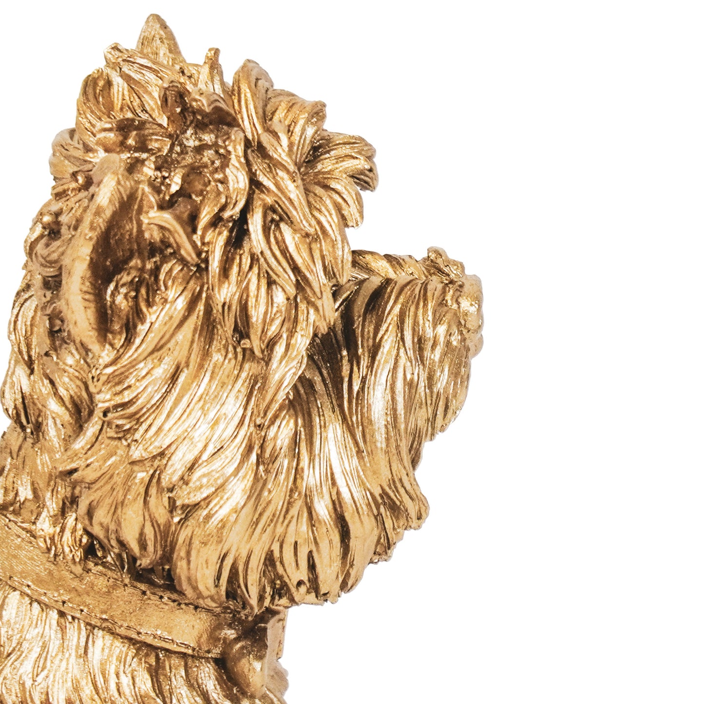 HV Terrier Dog- Gold 22,5x16,5x27,5cm