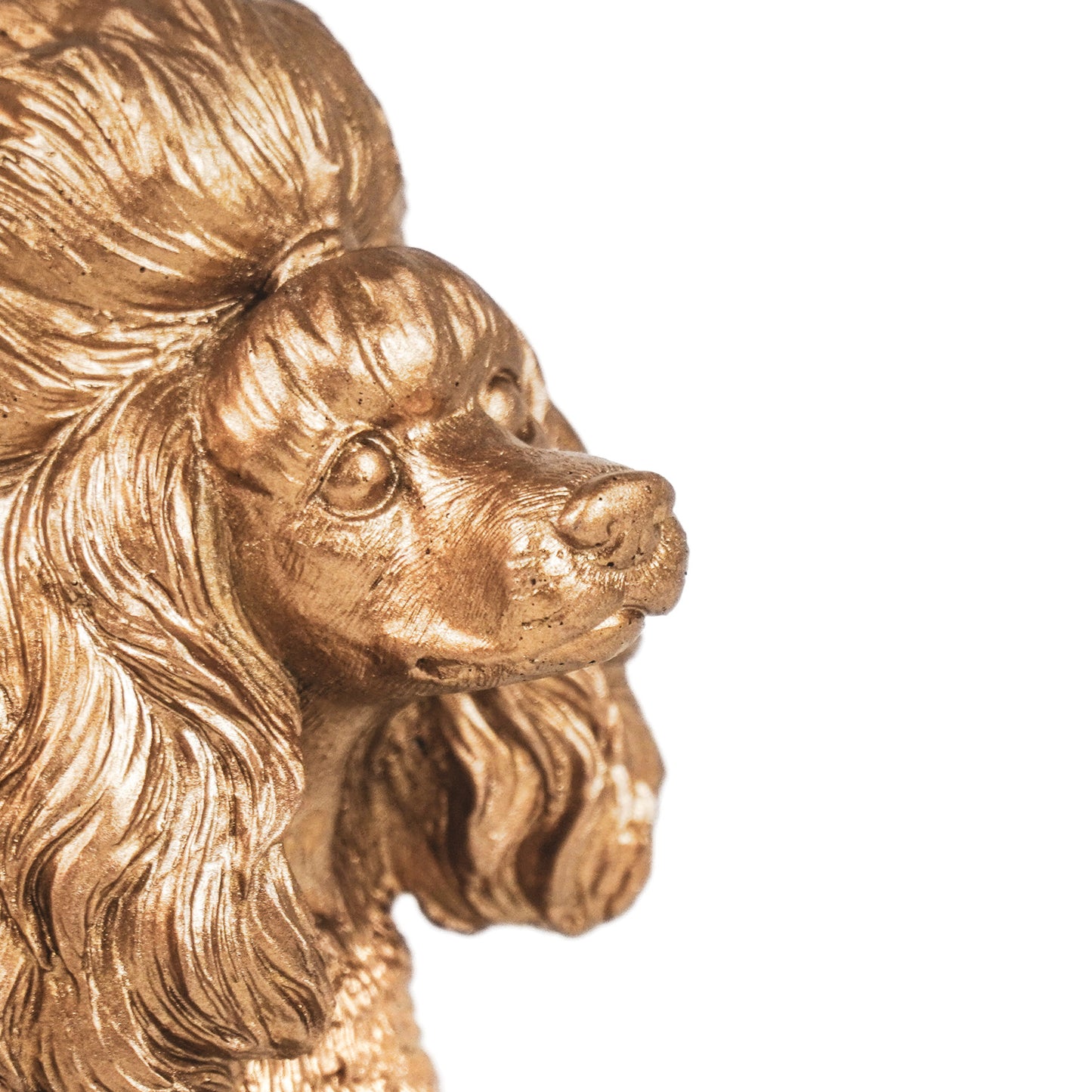 HV Poodle Dog- Gold- 21.5x13x26.5 cm