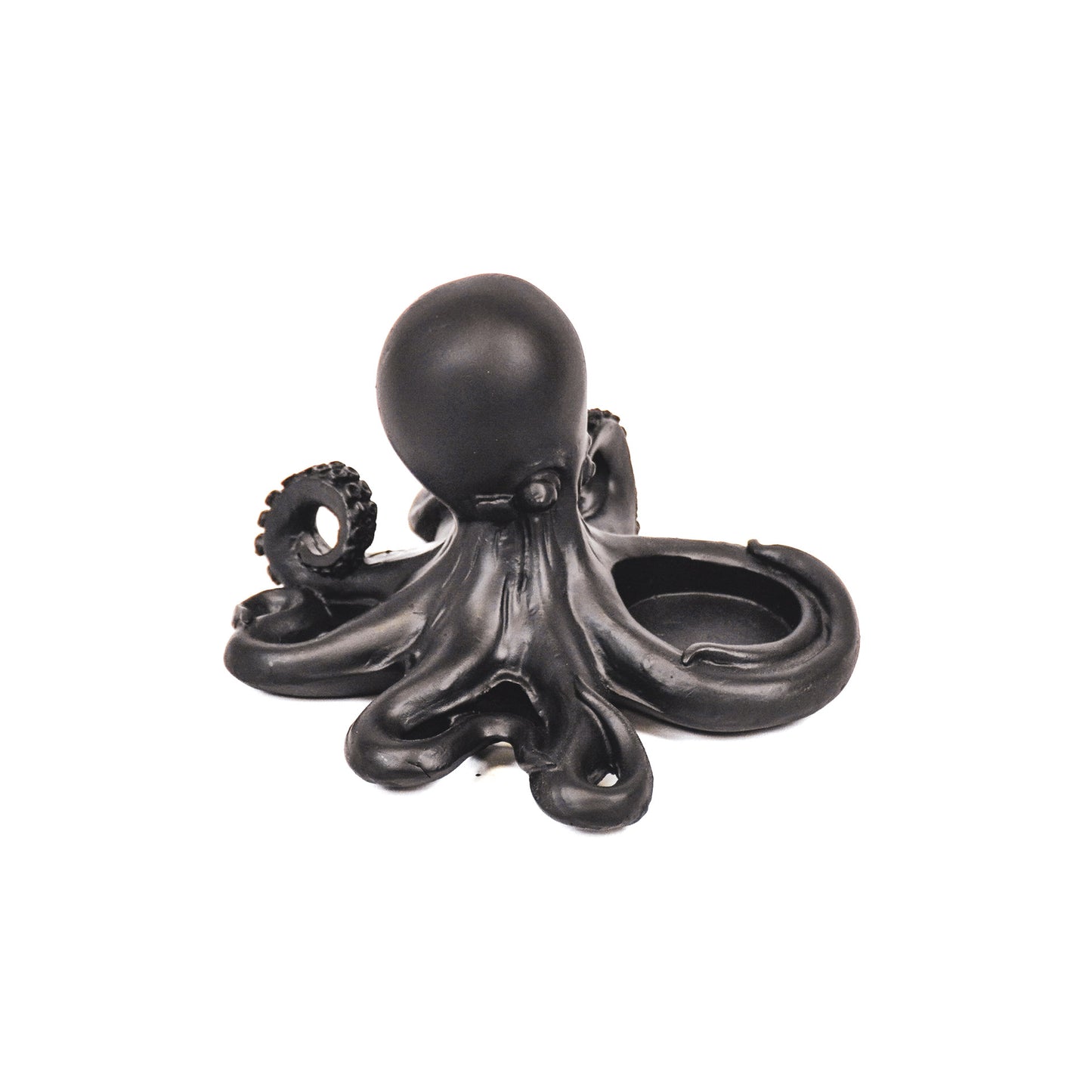 Housevitamin Octopus Tealight Holder - Black - 15,5x15x10,5cm
