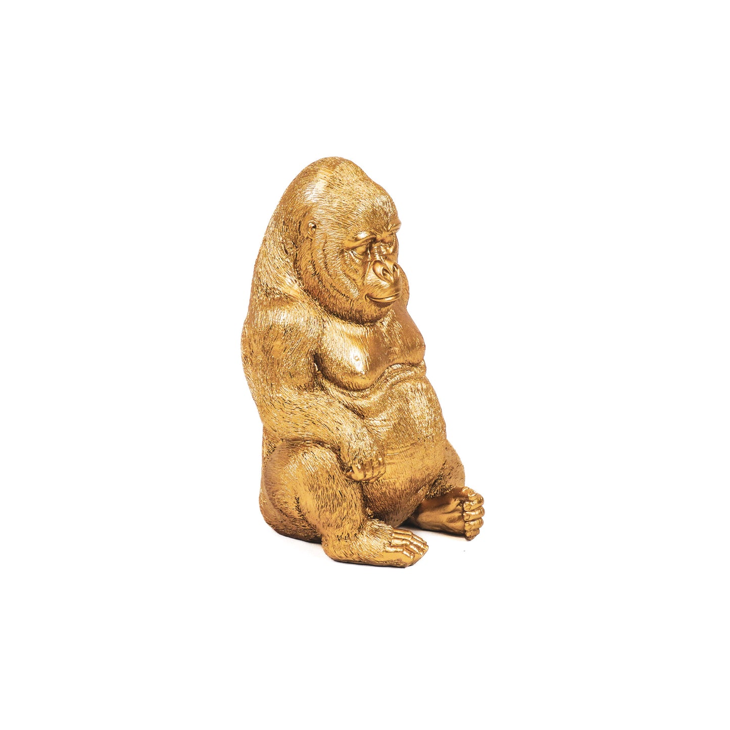 Housevitamin Gorilla - Gold - 13,5x13x21cm