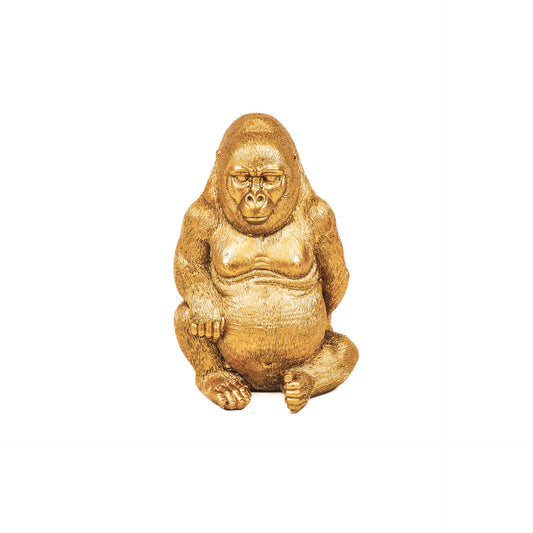 Housevitamin Gorilla - Gold - 13,5x13x21cm