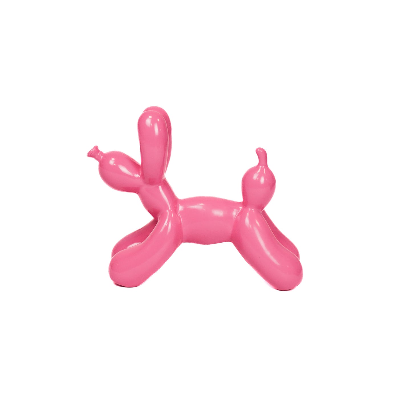 HV Balloon Dog Small - 18x7x14,5cm- Neon Pink