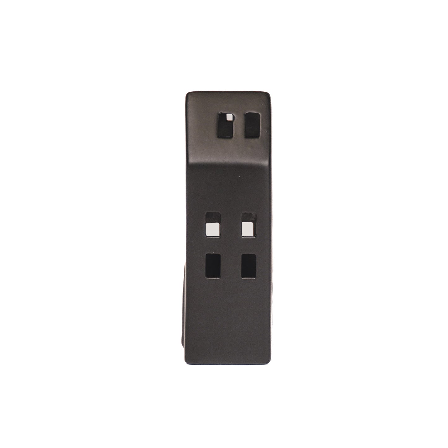 HV House Tealight Holder- Black - 8,5x6,5x19,5cm