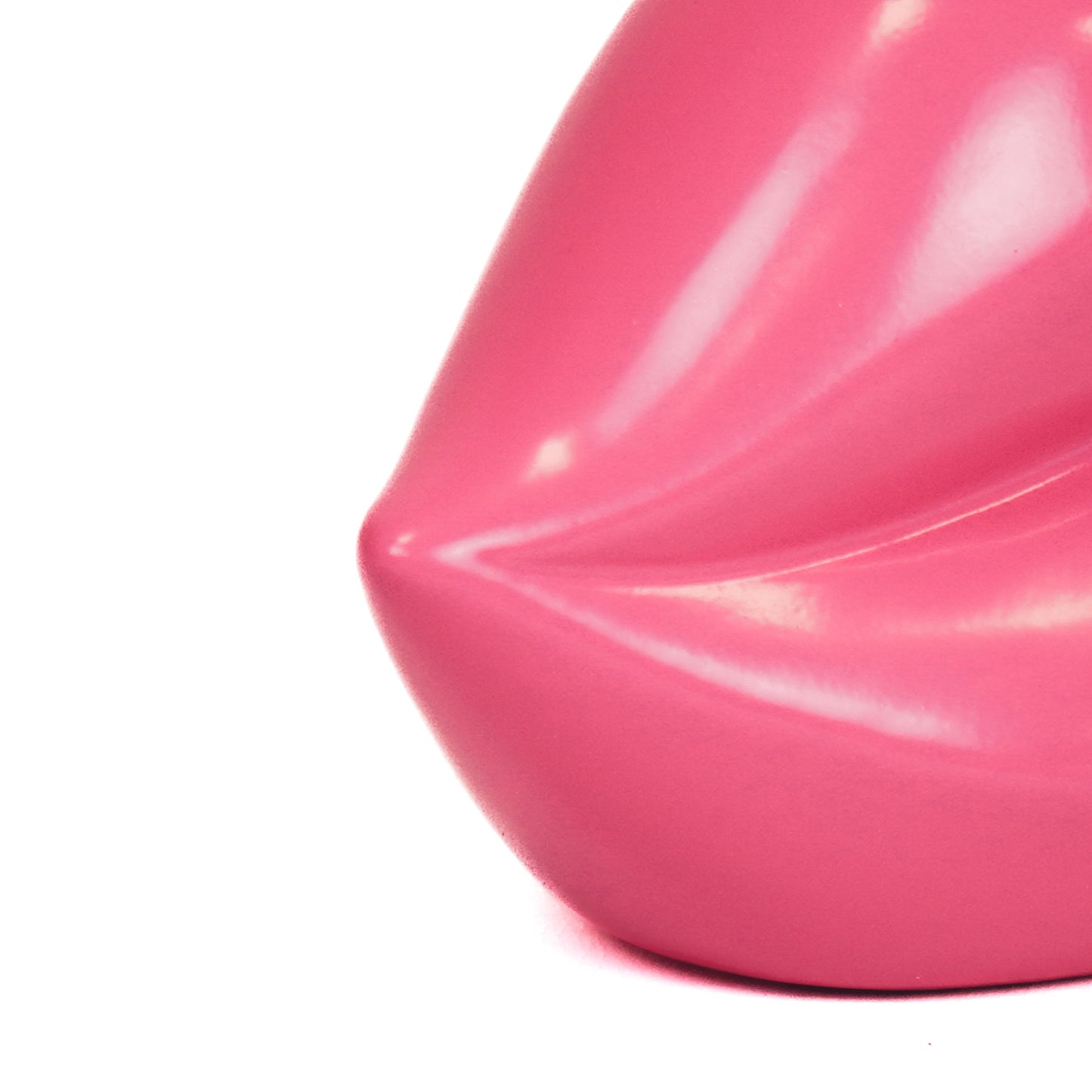 Pot - Lip - Ceramic - Neon Pink - 15,5x6,5x7,5cm