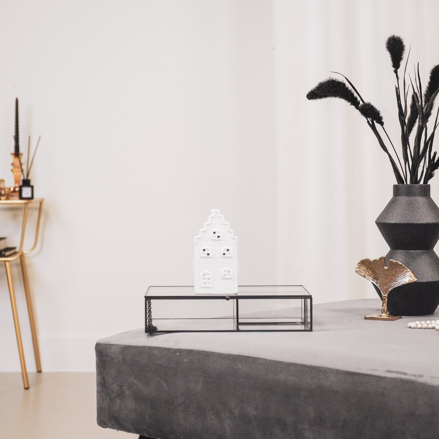 HV Amsterdam Canal House White - 7,5x6,5x12,5cm