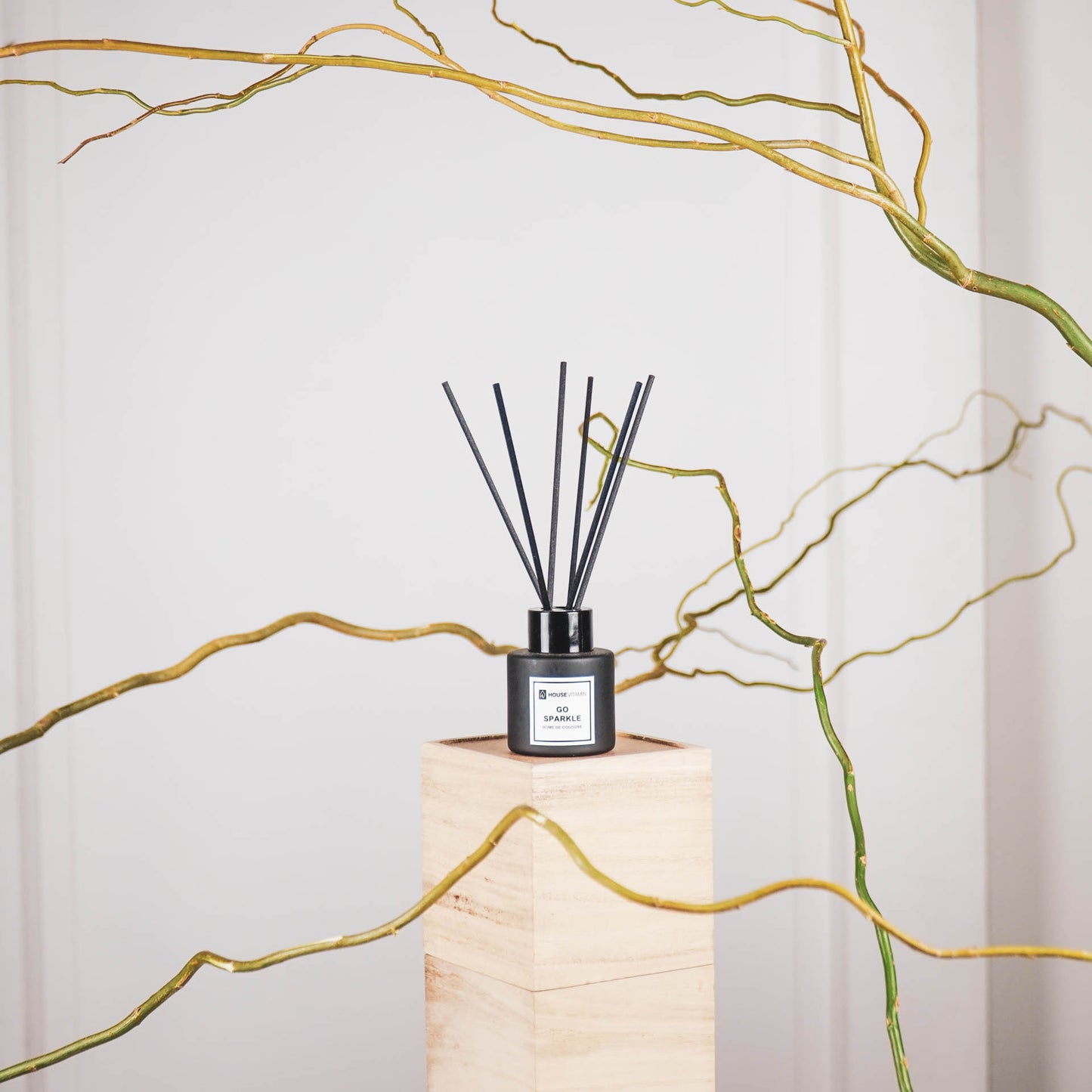 Reed Diffuser - Glass/ Fibre- 50 ml - Go Sparkle - 6 x 20 cm