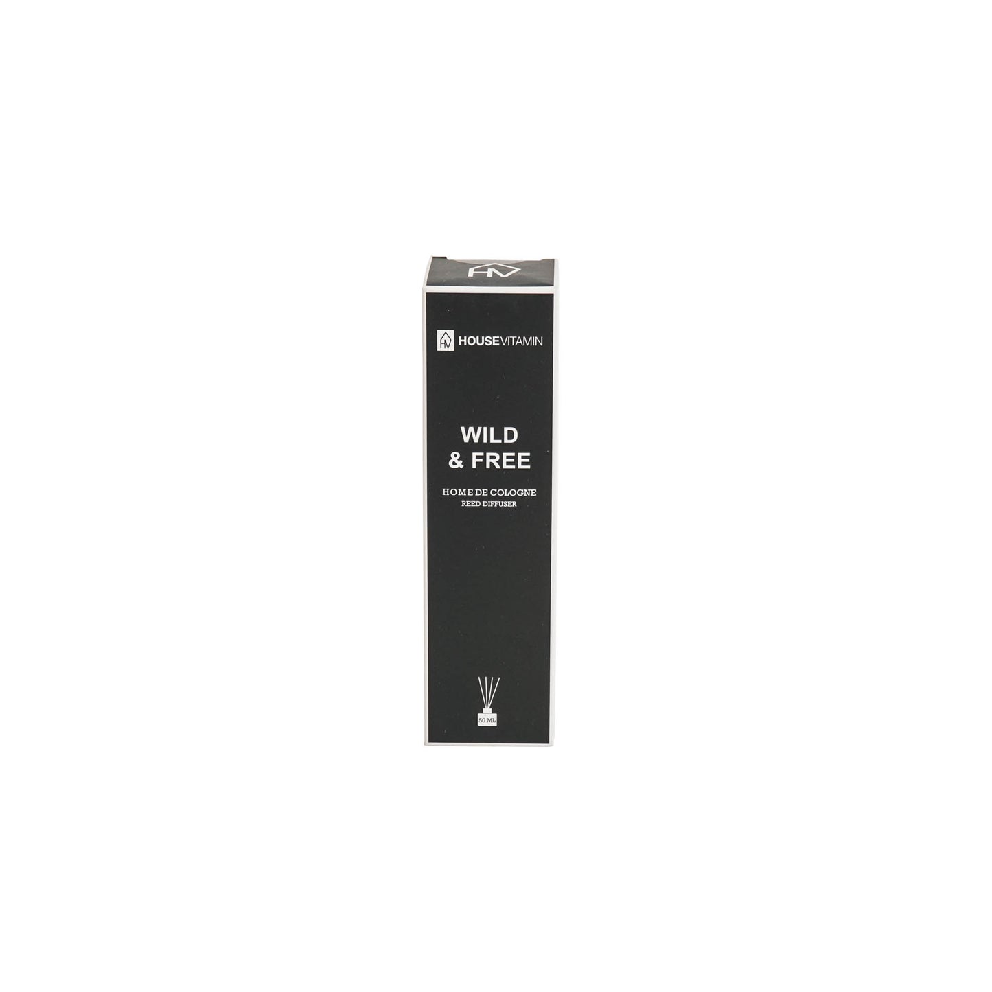 Reed Diffuser -Glass/ Fibre- 50 ml - Wild and free