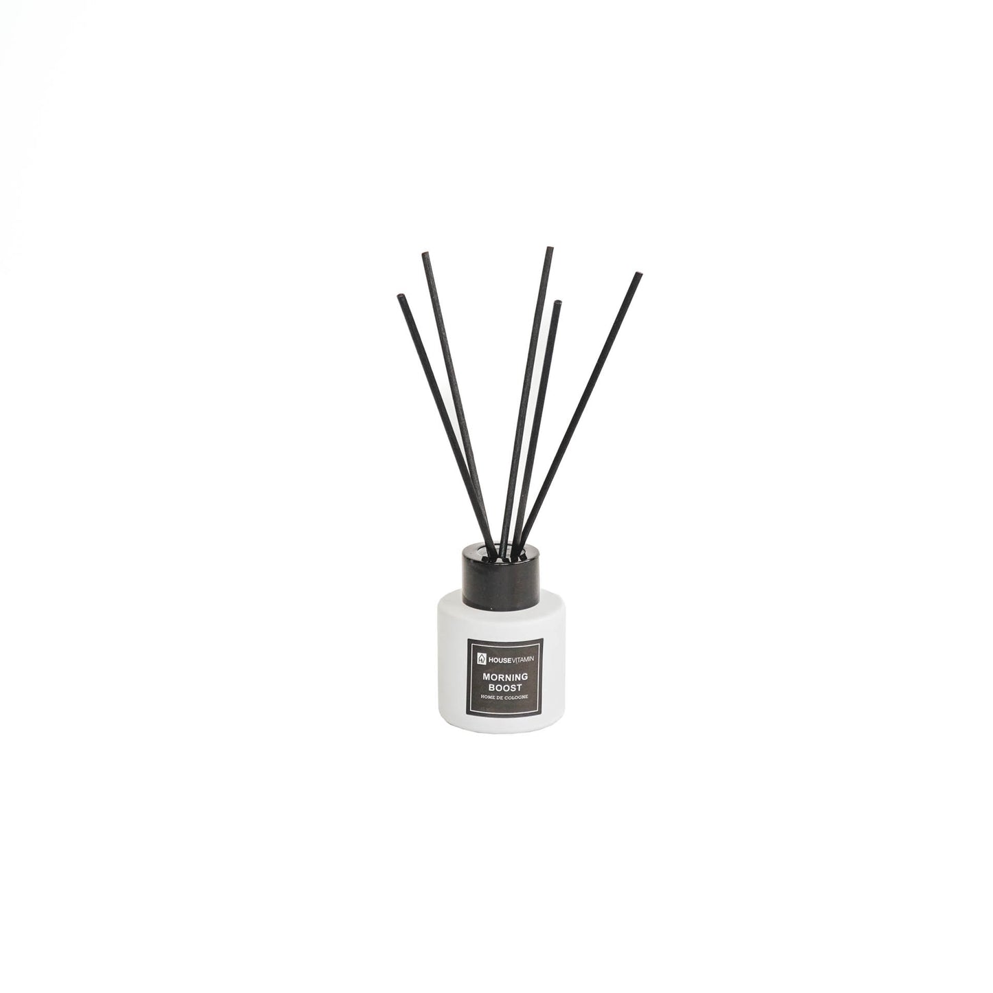 Reed Diffuser -Glass/ Fibre- 50 ml - Morning Boost - 6 x 20 cm