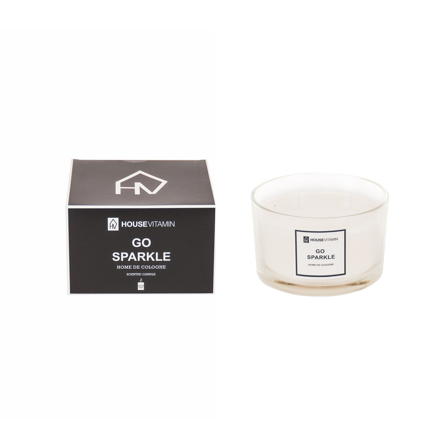 HV Home de Cologne Scented Candle - 500gr - Go Sparkle