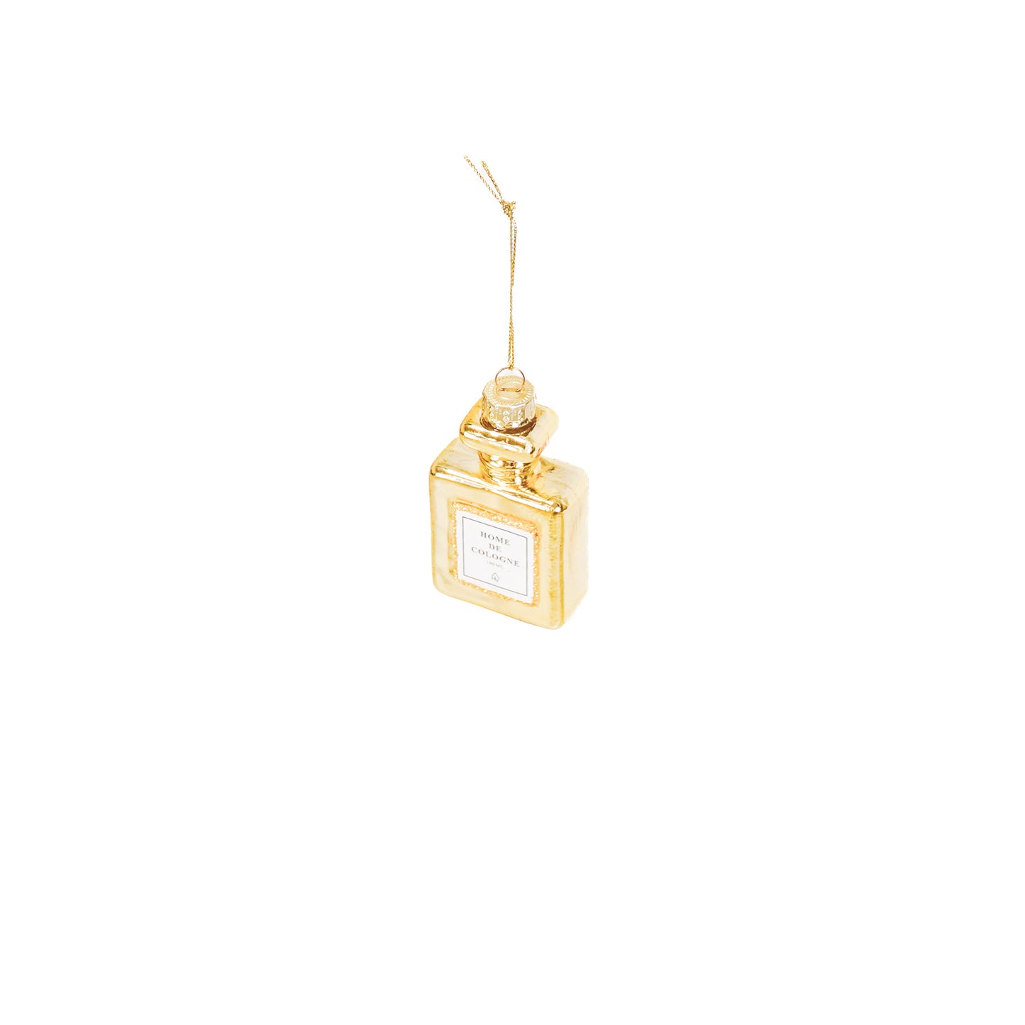Ornament Xmas Hanger - Perfume Bottle - Glass - 5x2,5x9cm