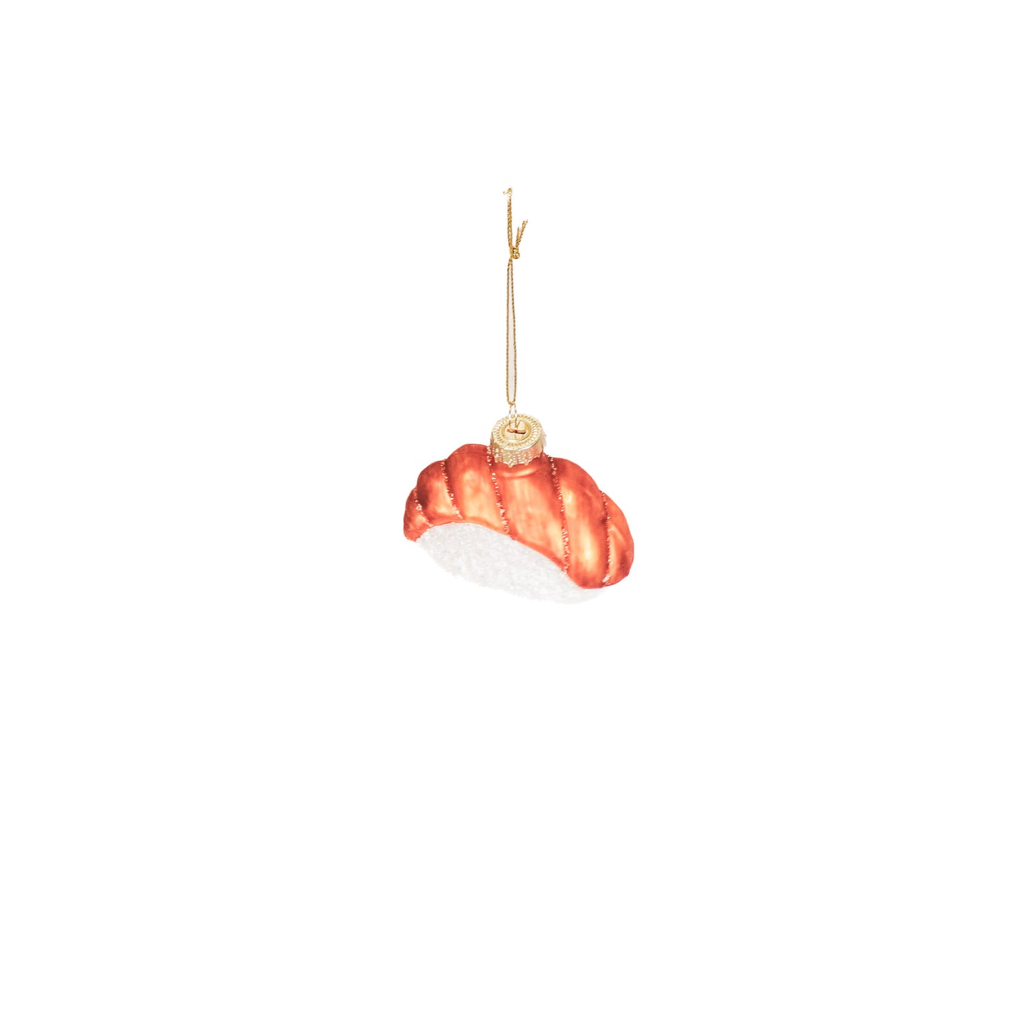 HV Sushi Xmas Hangers- Set of 2- Glass-8x4x6,5cm
