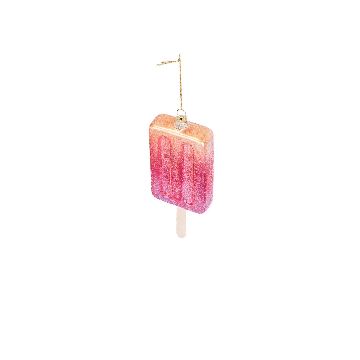HV Popsicle Icecream Xmas Ornament- Set of 2- Glass- 6x2,5x14,5cm