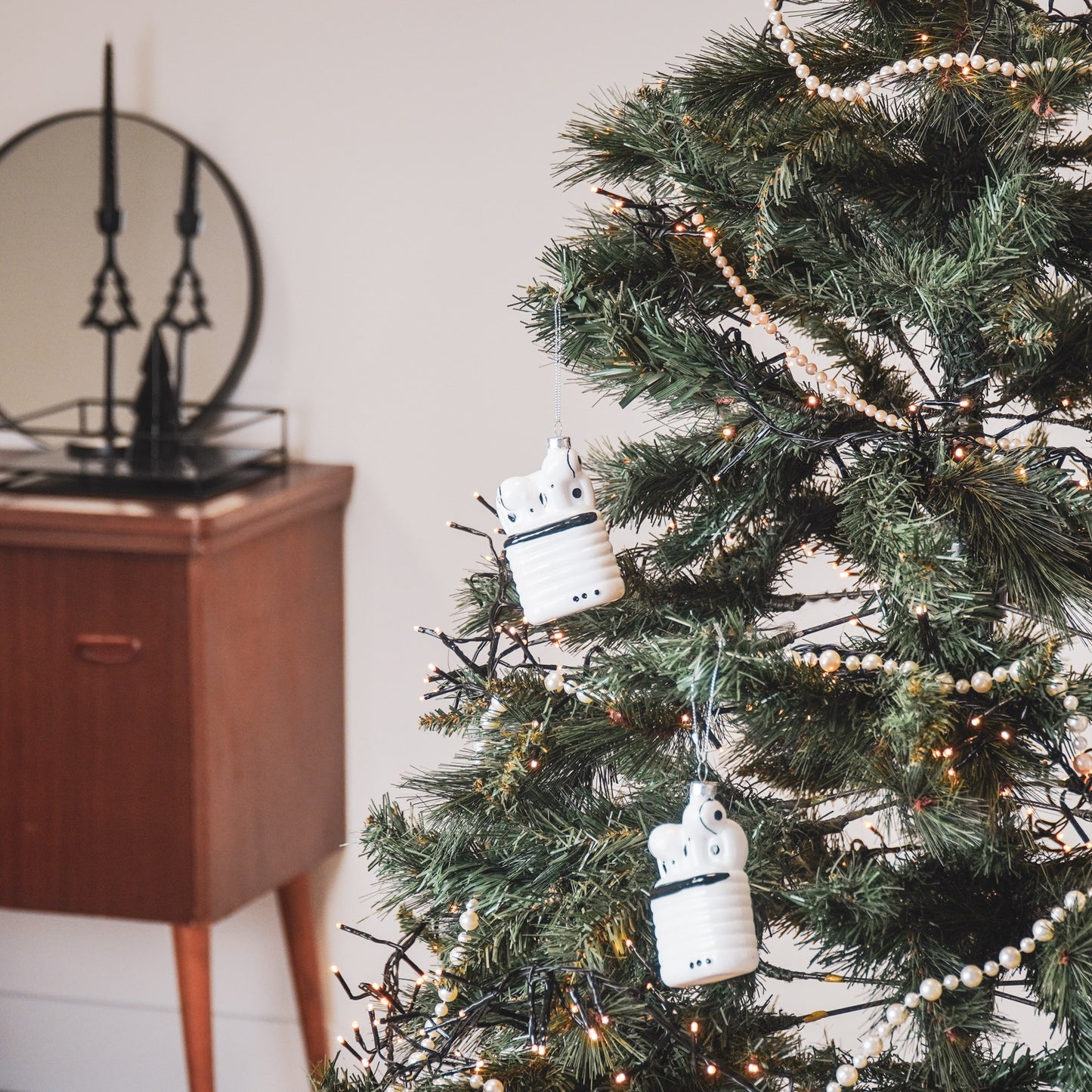 Ornament Xmas Hanger - Airpods - Glass - 6,5x3,5x10,5cm