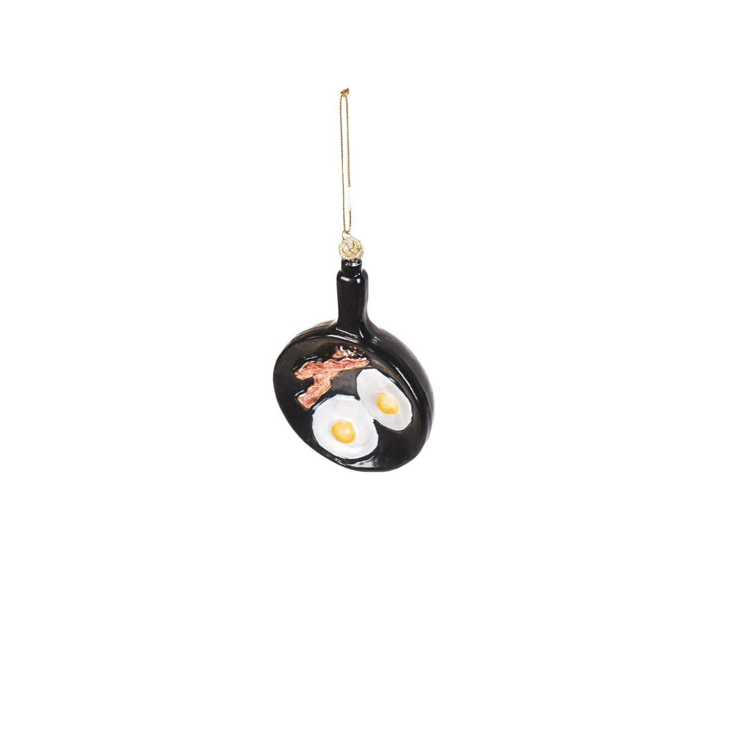 HV Fried Egg Xmas Ornament- Set of 2- Glass-8x8x12cm