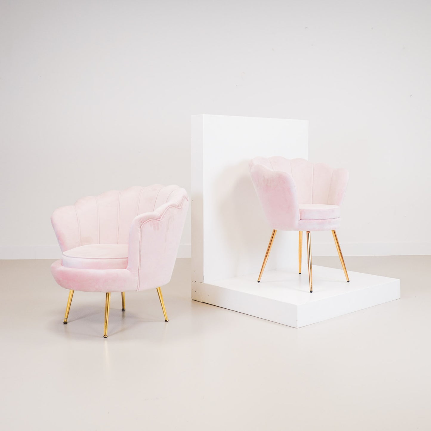 HV Dinner Chair Shell - Set of 2 - Light Pink