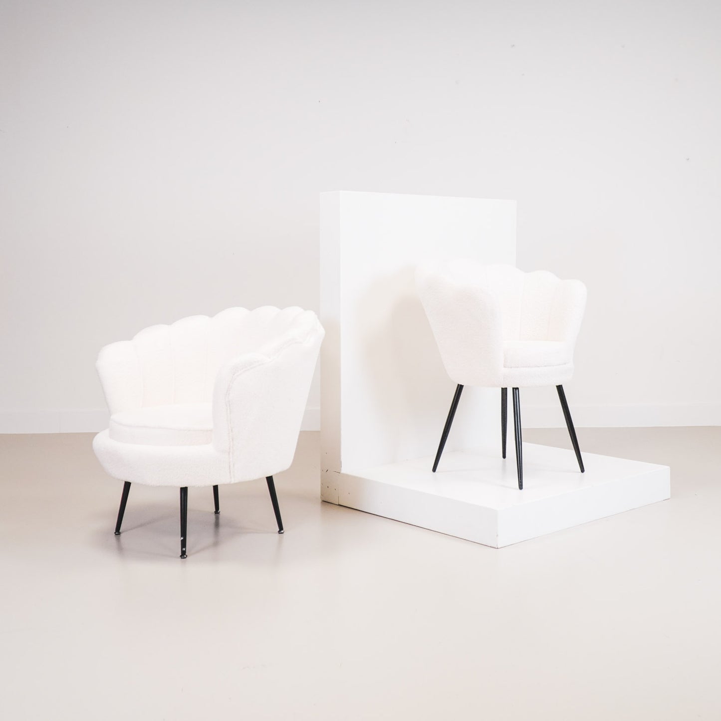 HV Dinner Chair Shell - Set of 2 -Teddy White