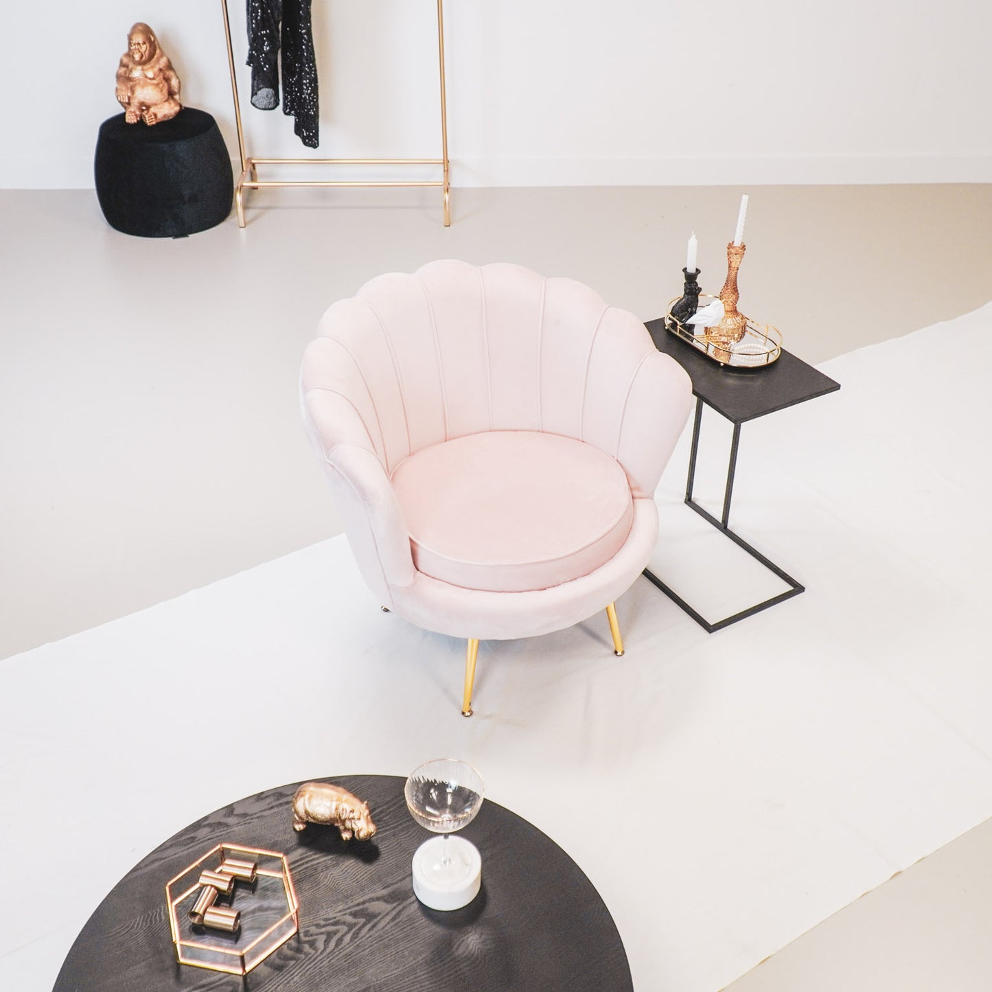 HV Fauteuil Chair Shell - Light Pink