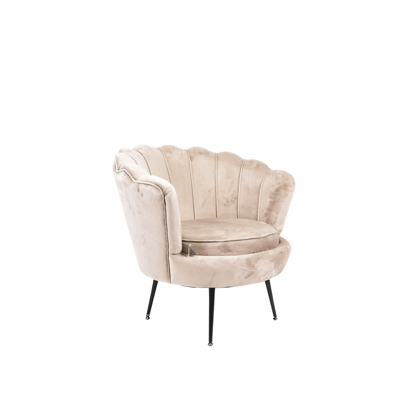HV Fauteuil Chair Shell - Taupe/Brown