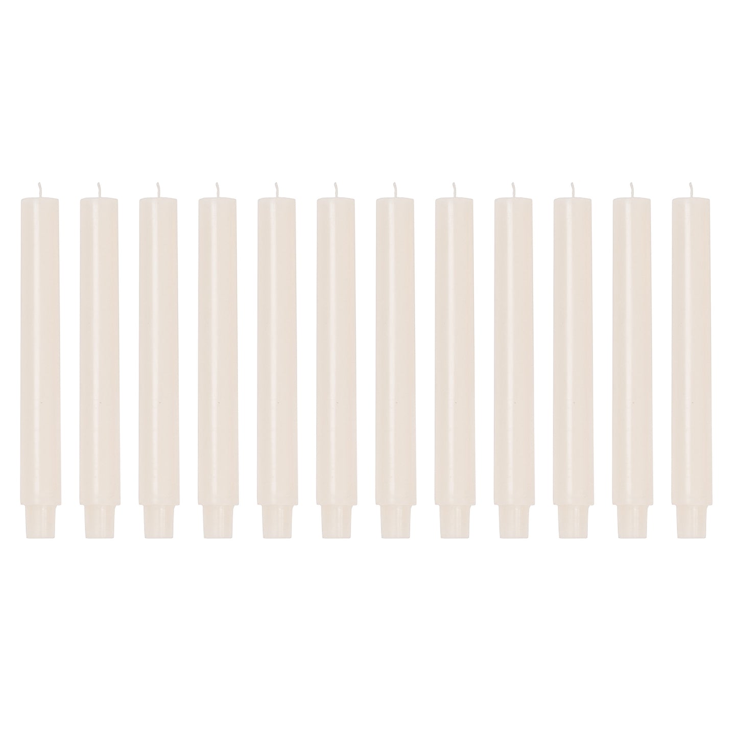 Tapers -Big -XL-Wax-Cream White -3x25 cm