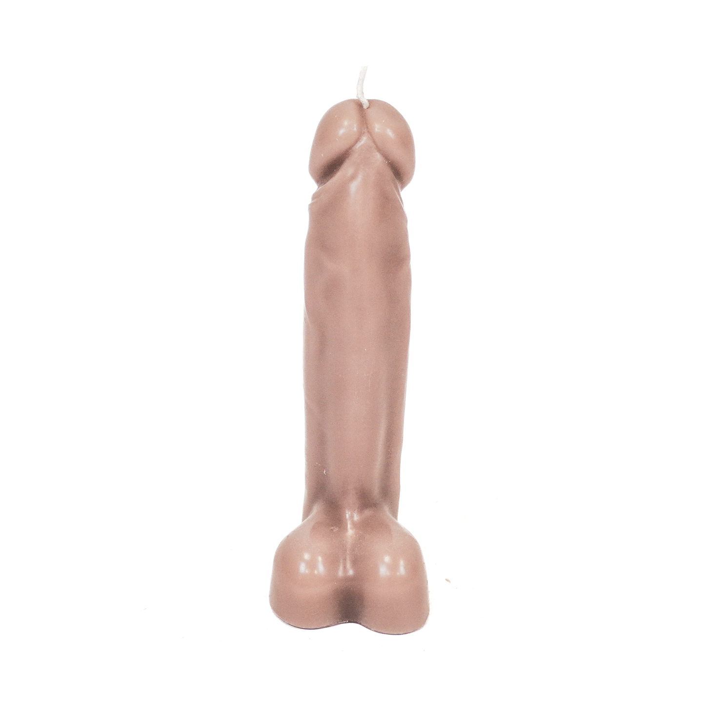 Candle - Dick - Wax - Taupe - 6.8x5.5x17 cm - 160gram