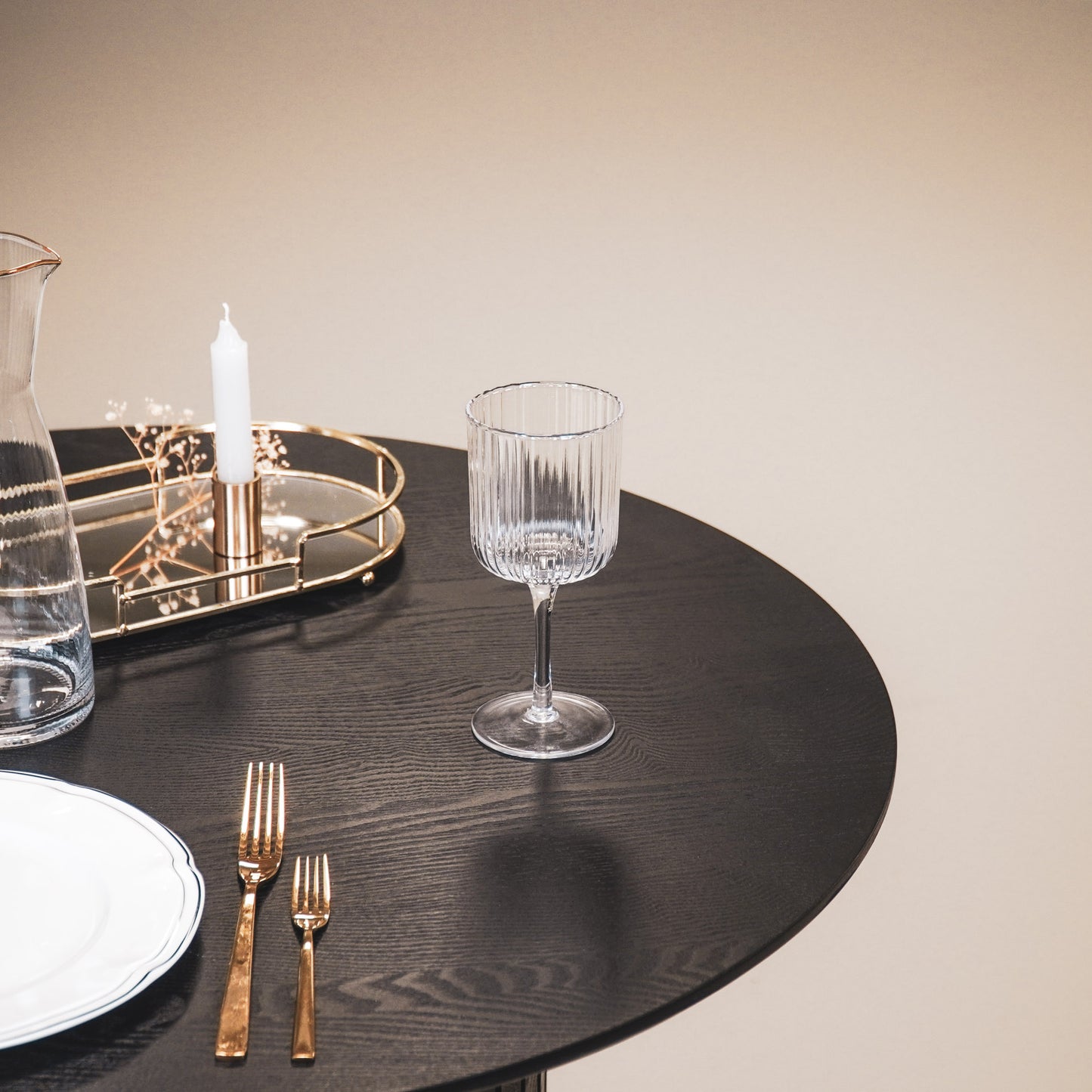 Glassware - Wine Glass - Clear - Set of 2 - 8x8x17,5cm