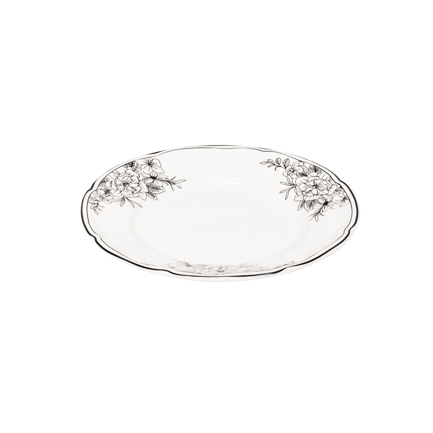 Plate - Les Fleurs - Newbone China - 10x15x1,5cm