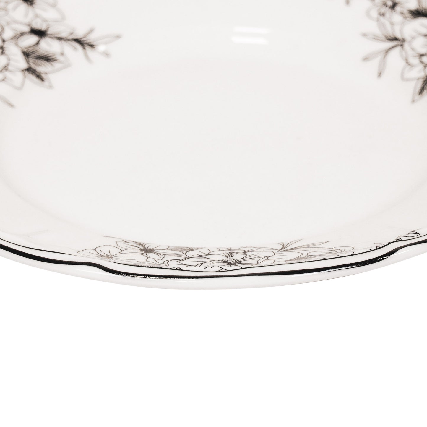 Plate - Les Fleurs - Newbone China - 10x15x1,5cm