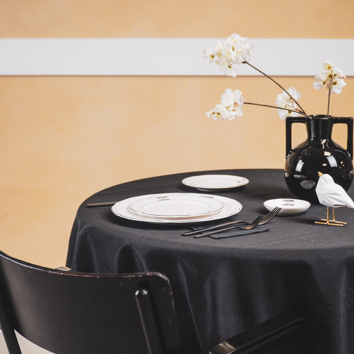 Snack Plate - Creme de la Creme - Newbone China- 9,5x9,5x2cm