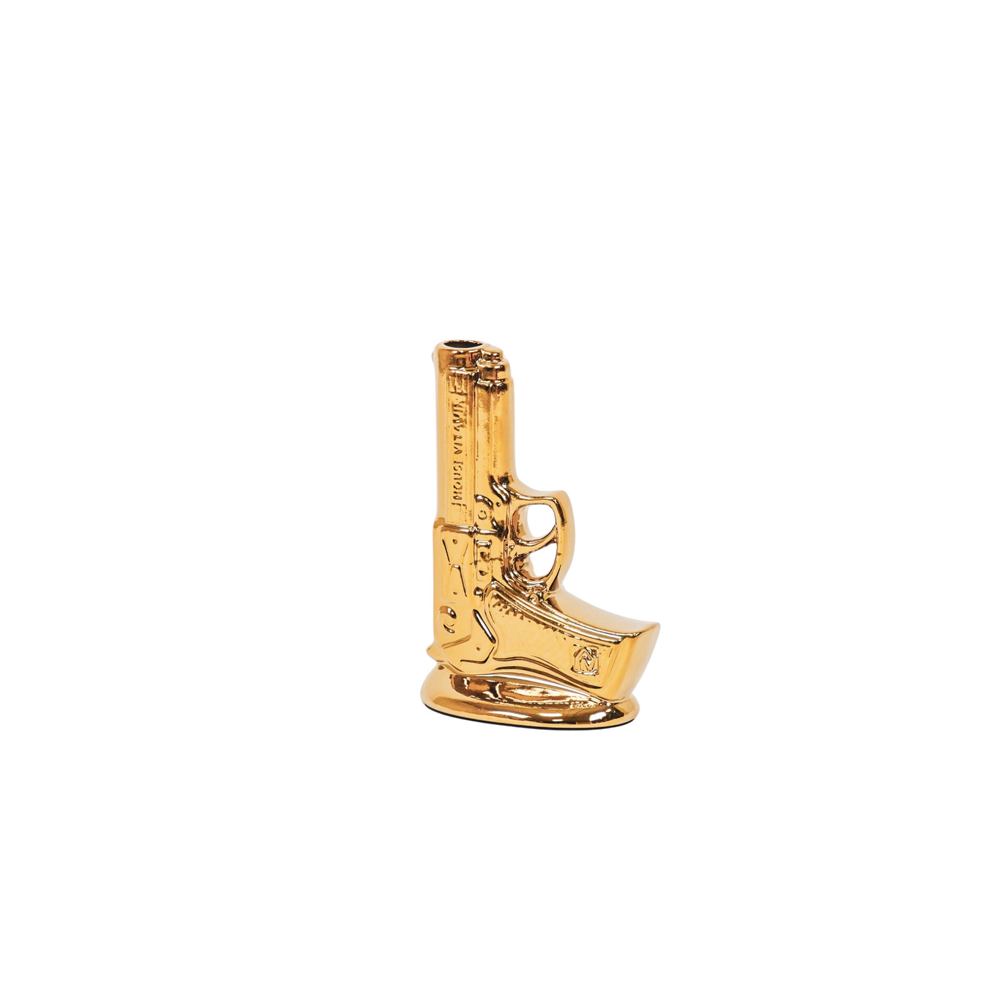 Vase - Gun - Ceramics - Gold - 15x9x23cm