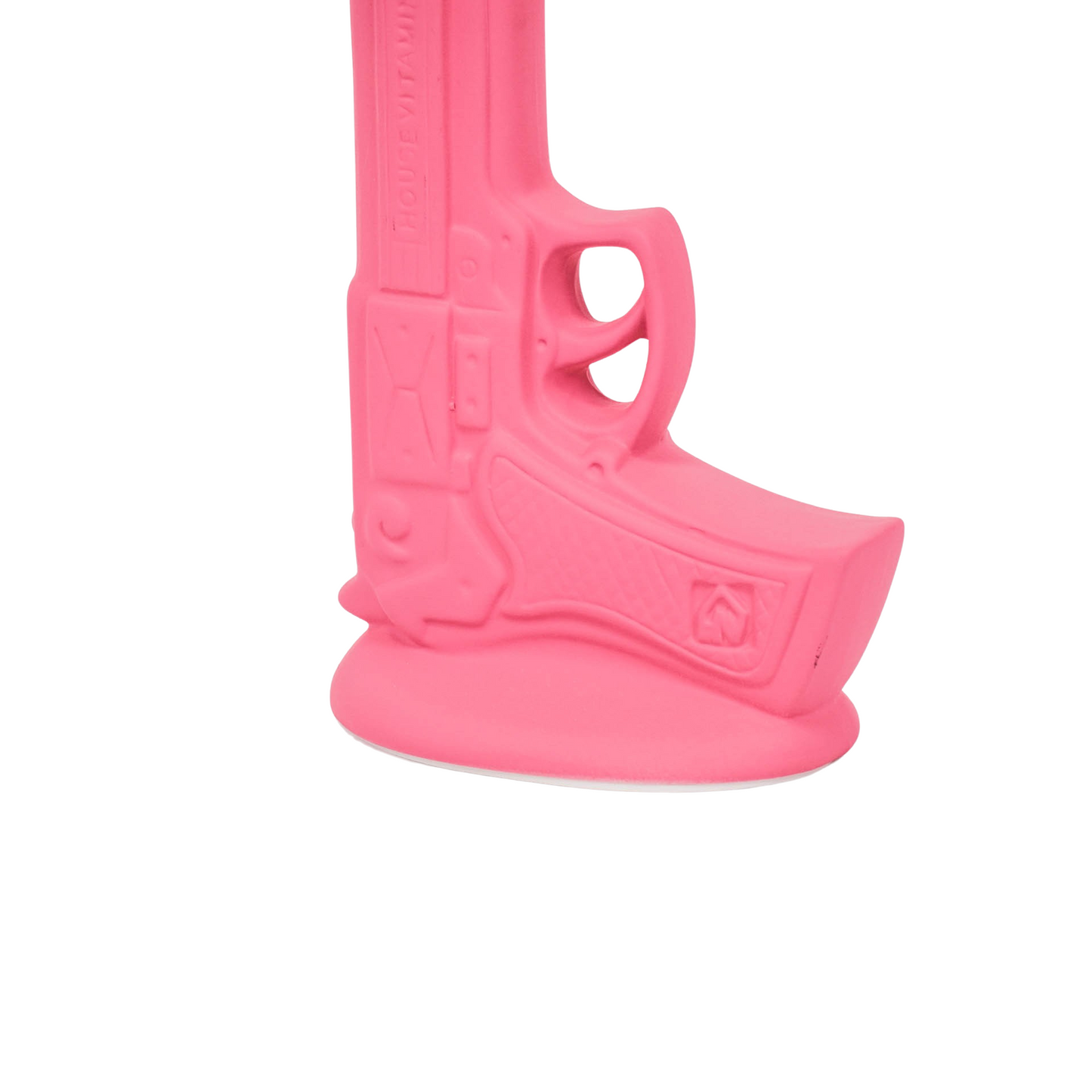 Vase - Gun - Ceramics - Neon Pink - 15x9x23cm